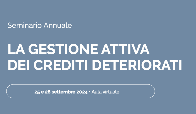 La gestione attiva dei crediti deteriorati